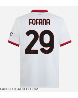 AC Milan Youssouf Fofana #29 Tricou Fotbal Replică 2024-25 Barbati Deplasare